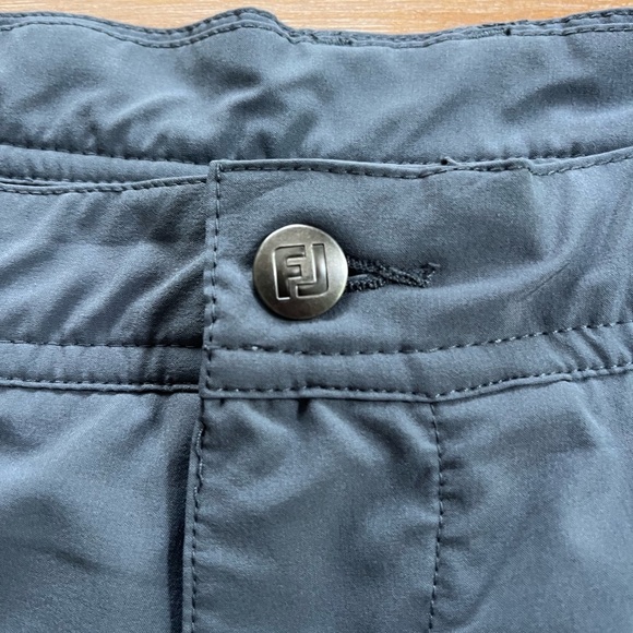 FootJoy FJ Golf Shorts Mens 38 Gray Performance Stretch Grey Chino 9” Inseam - Picture 4 of 9